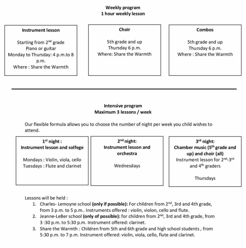 Music Weekly Program